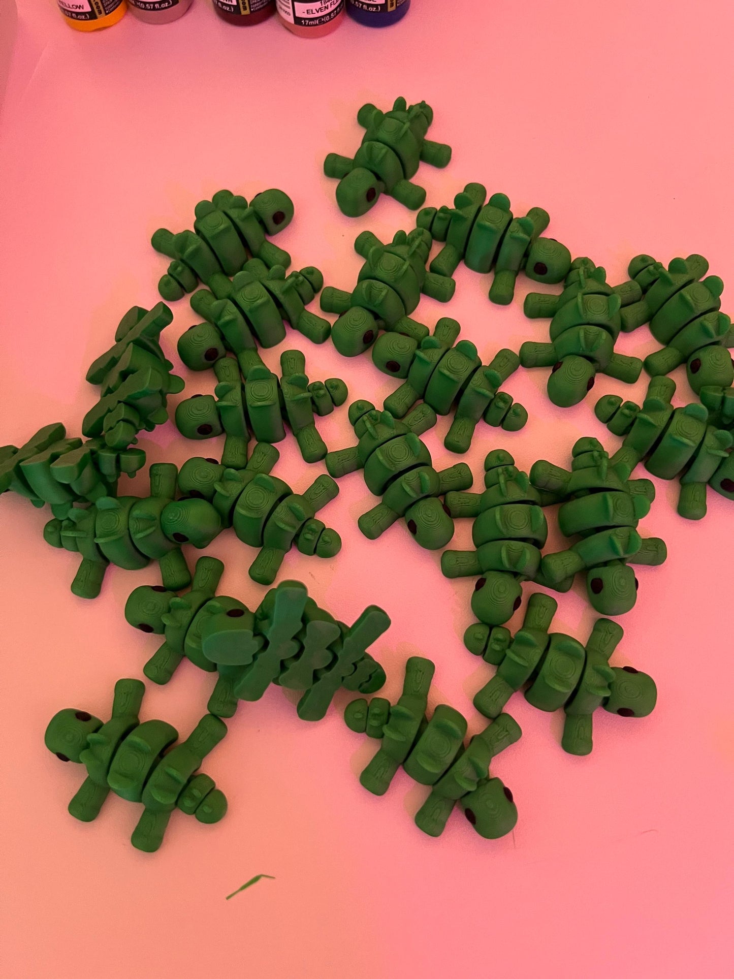 Cute Dinosaur Stegosaurus Plastic Fidget Toy Articulated