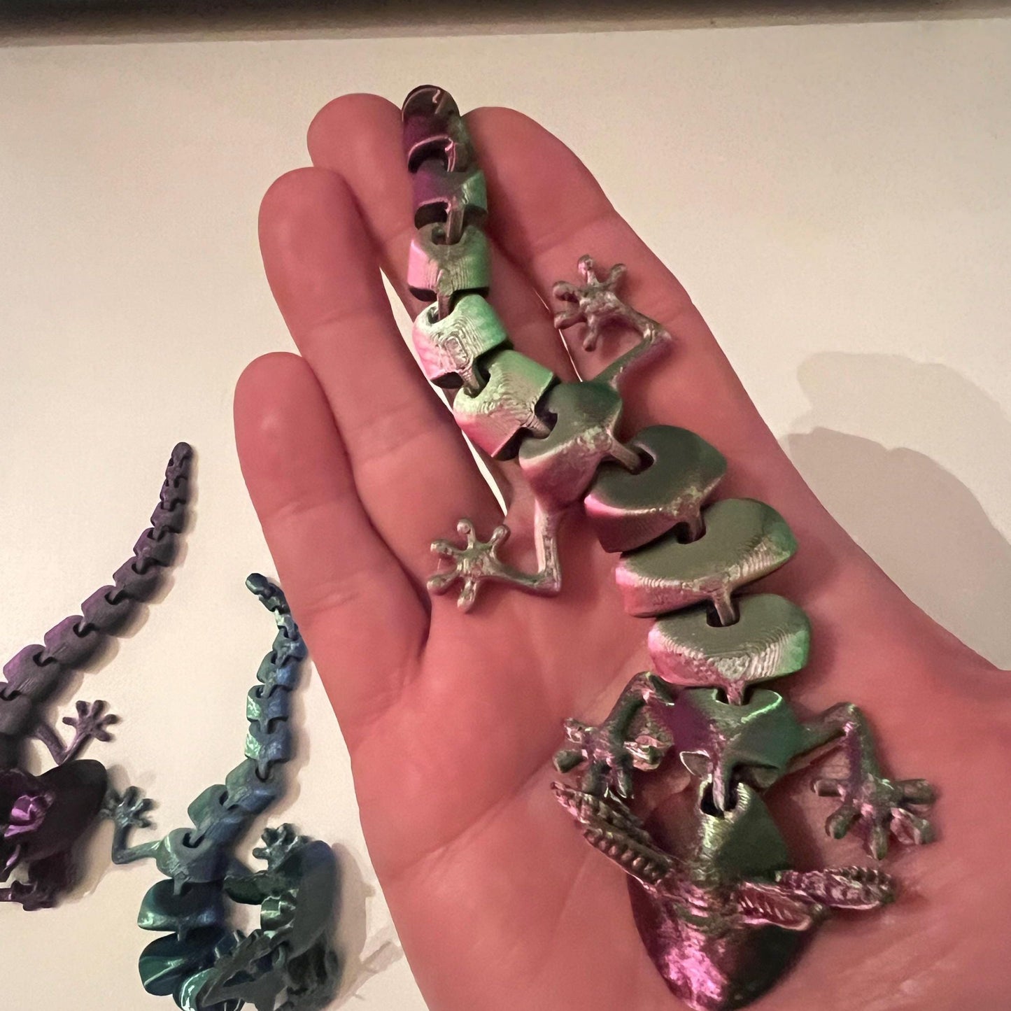 Cute Axolotl Moving Plastic Fidget Toy Articulated