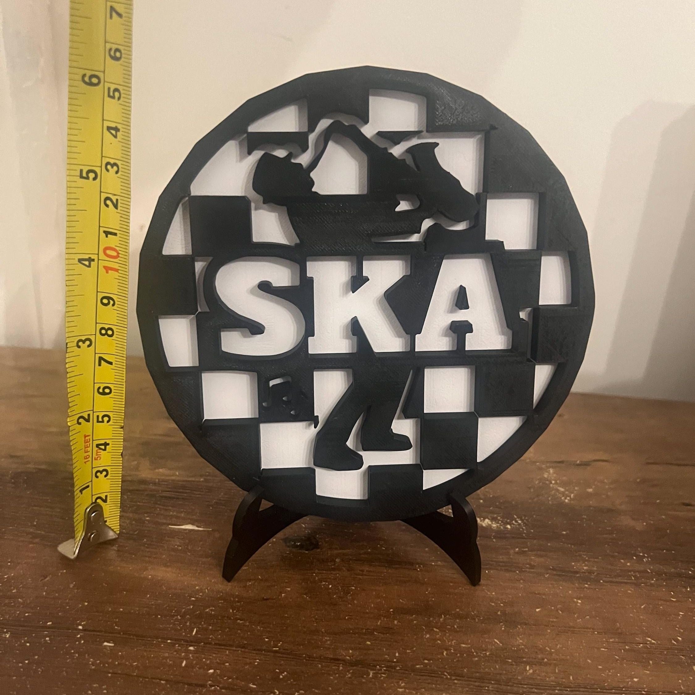 SKA SIGN Music Skanker Display Piece Picture Soul Dance 3D
