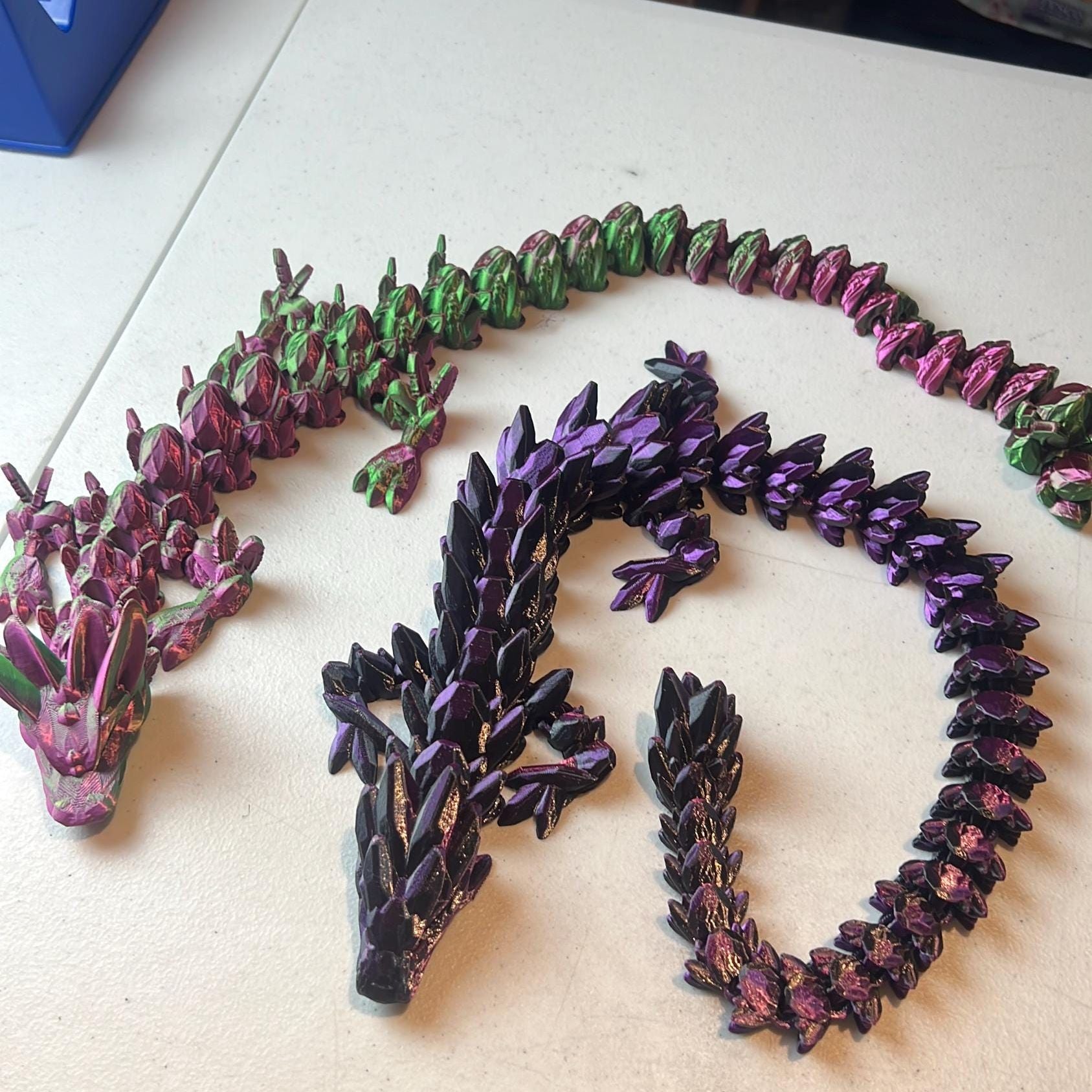 Huge Dragon Plastic Fidget Toy Articulated Over 25 INCHES!!