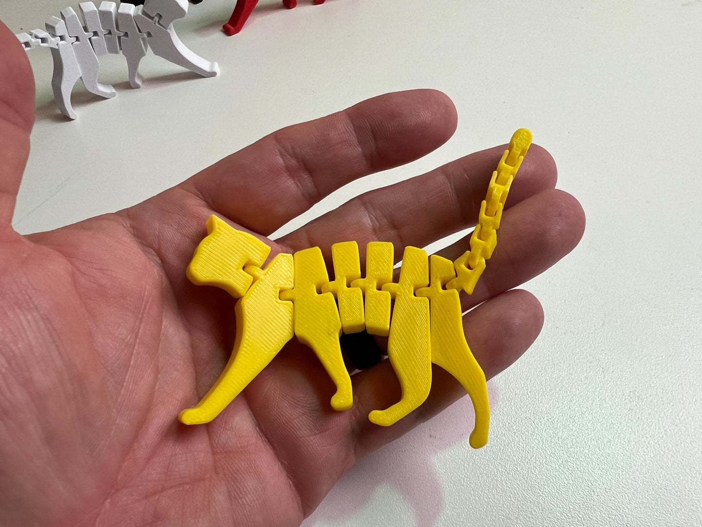 Cute Cat Plastic Flexi Fidget Toy Articulated