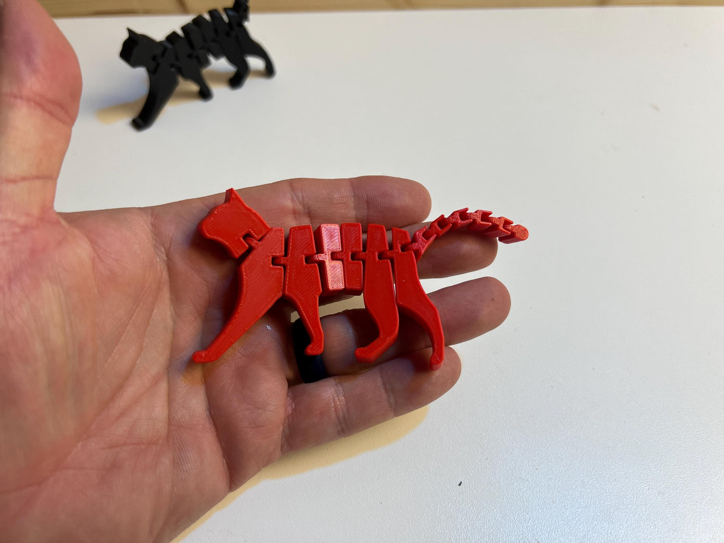 Cute Cat Plastic Flexi Fidget Toy Articulated