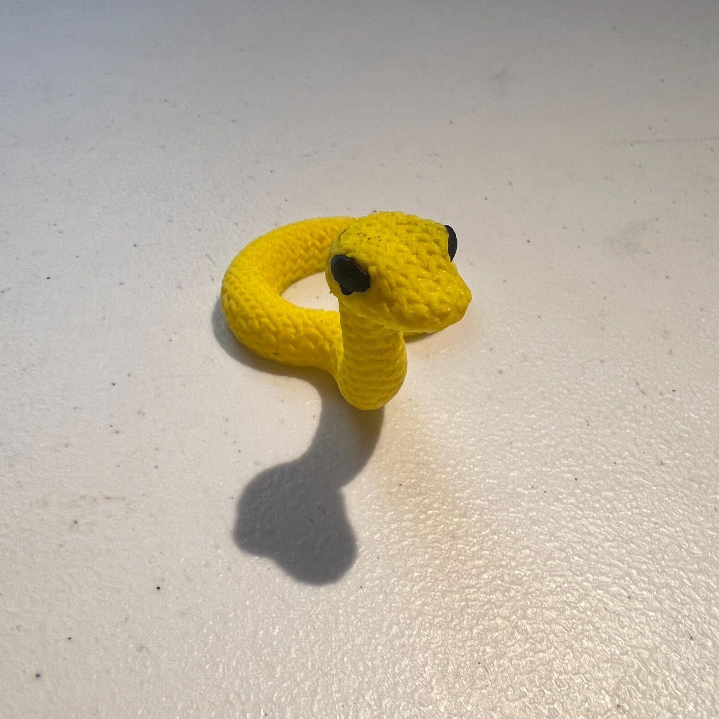 Cute Baby Snake Knitted Wool-Looking Plastic Snake Reptile