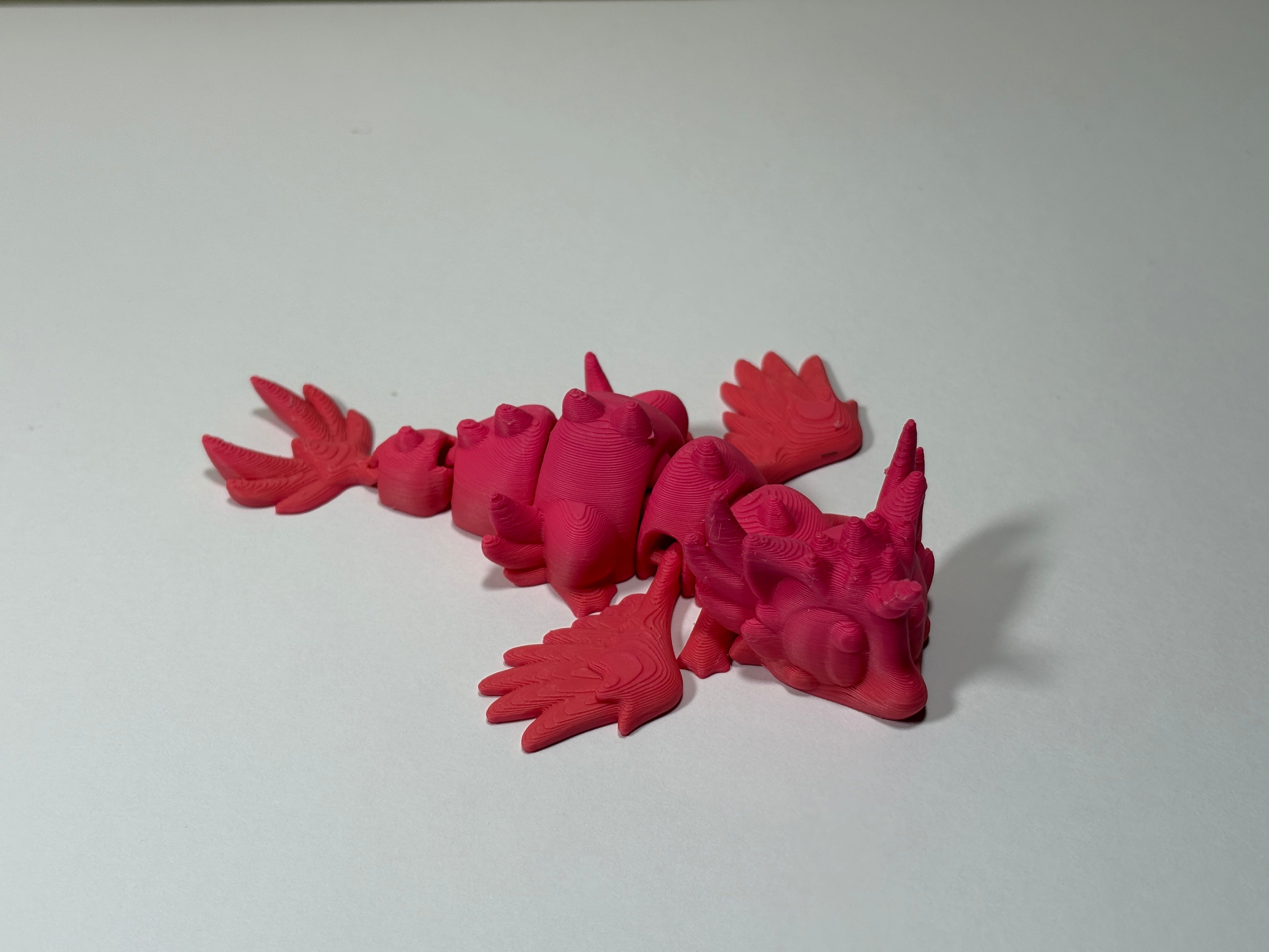 Articulated Baby Dragon Fidget Figure and Dragon Egg