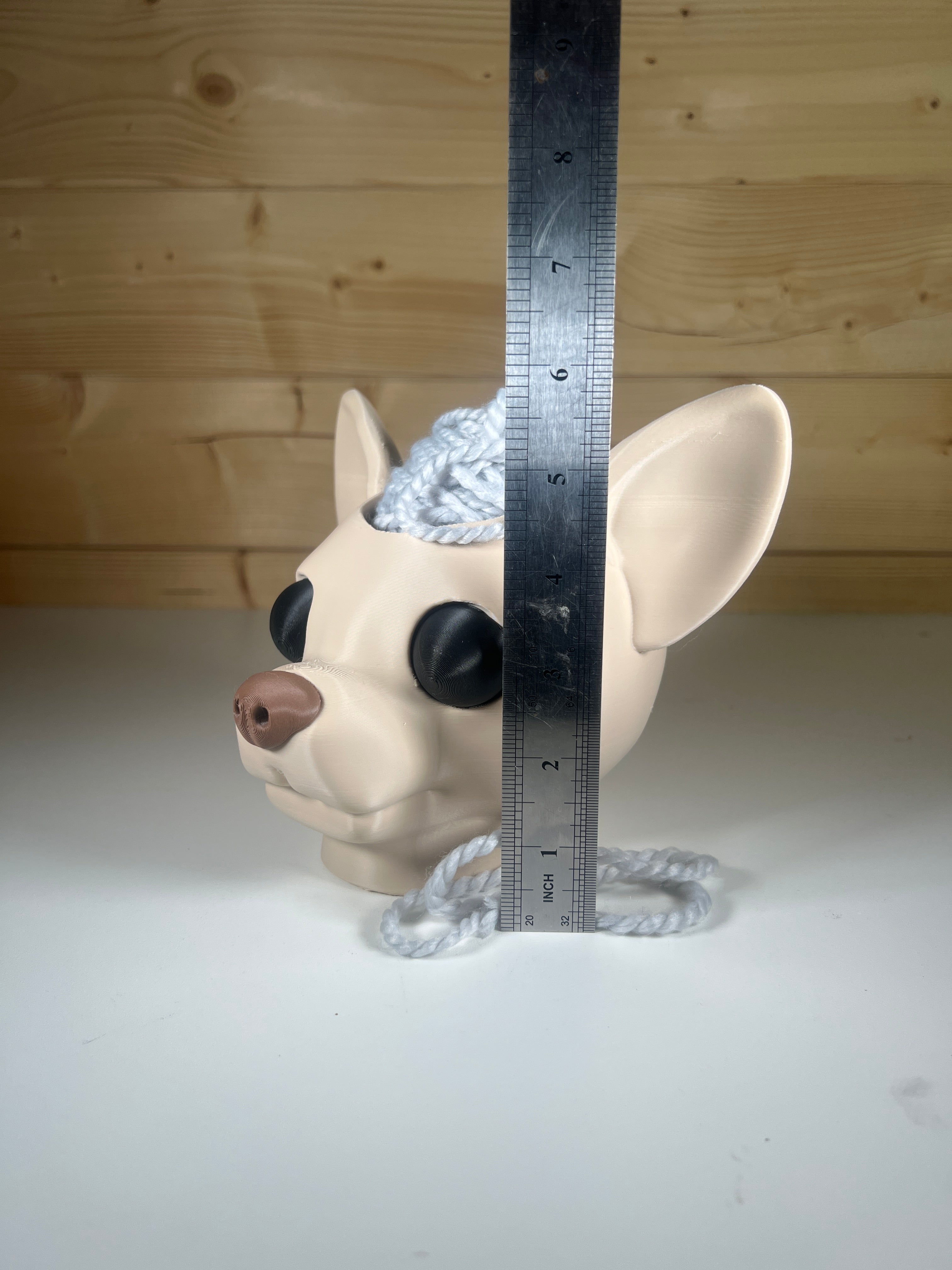 Chihuahua Desktop Yarn Bowl & Crochet Companion