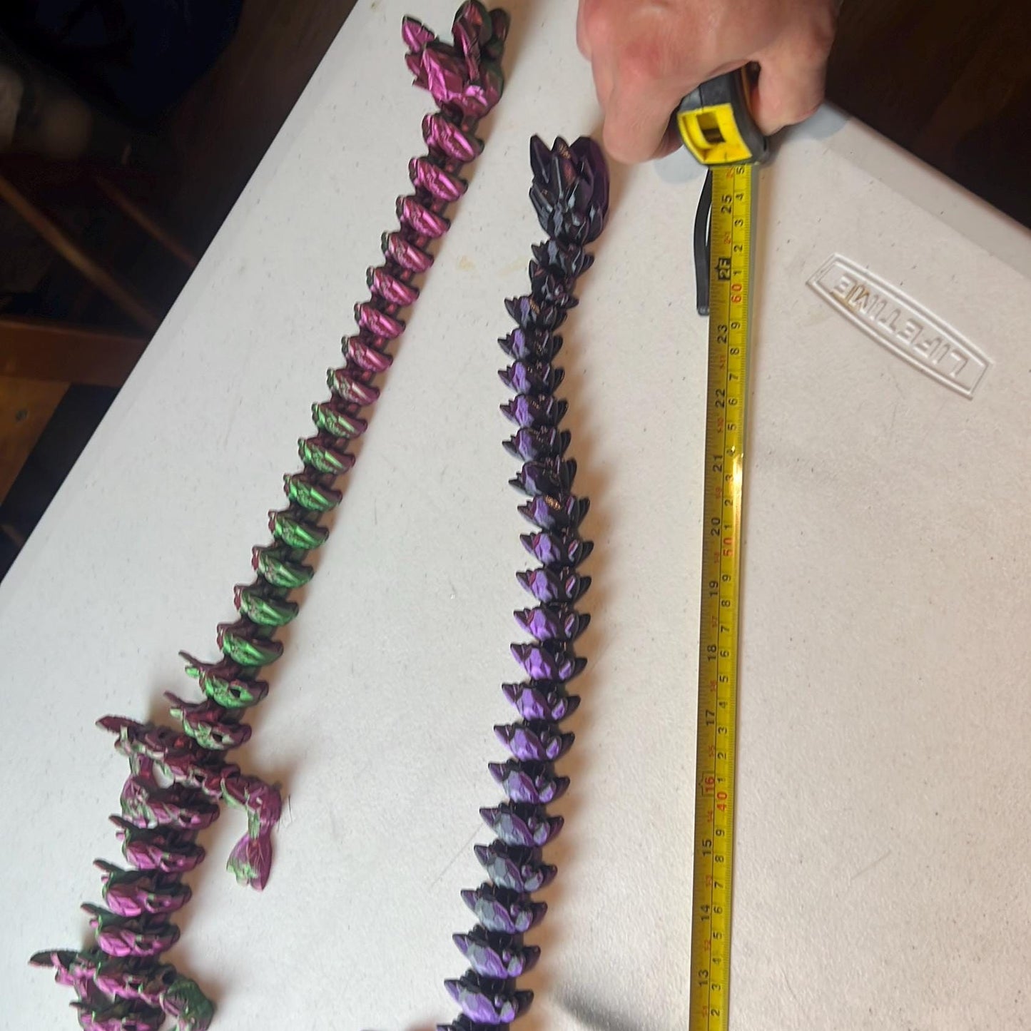 Huge Dragon Plastic Fidget Toy Articulated Over 25 INCHES!!