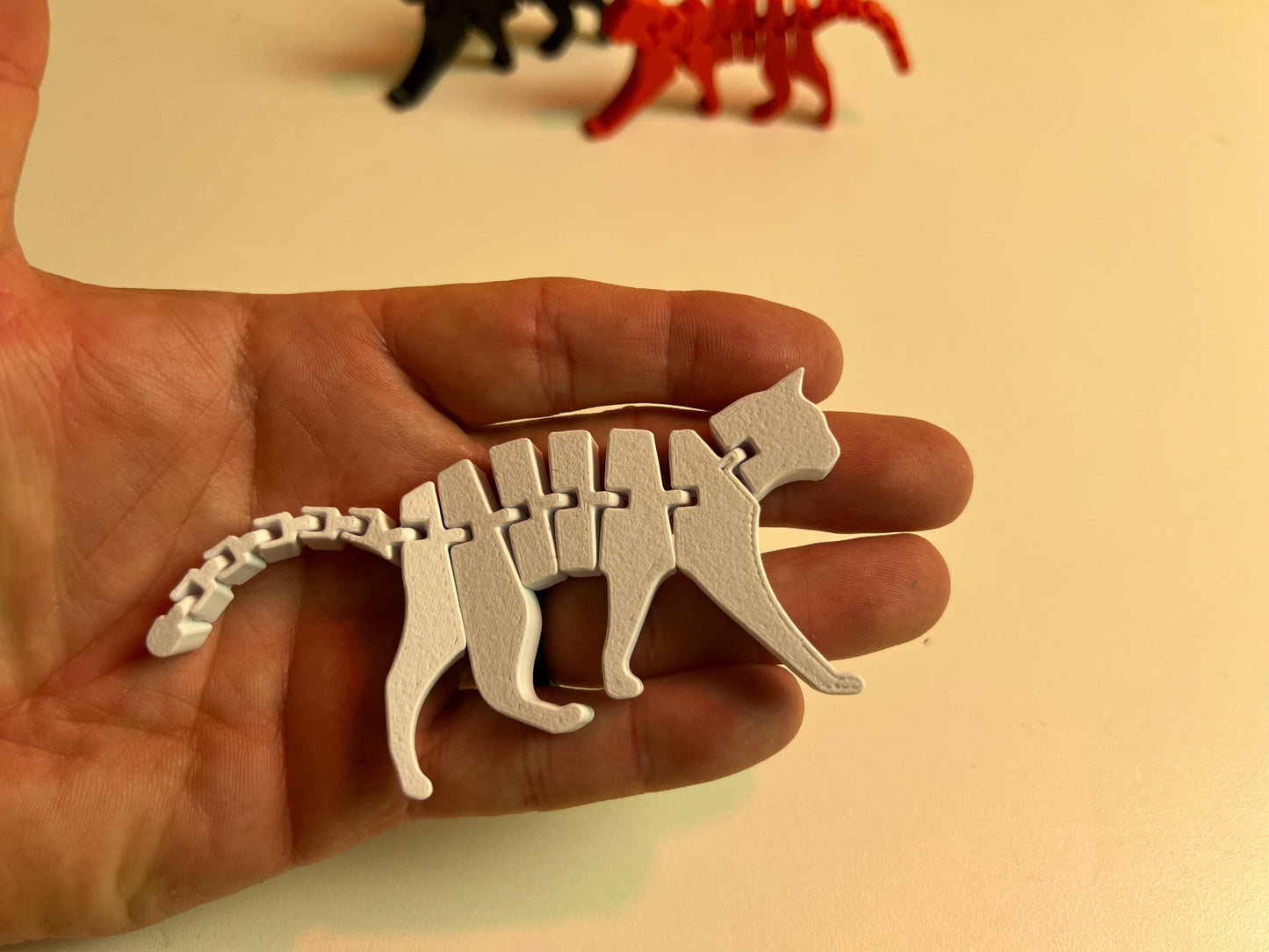 Cute Cat Plastic Flexi Fidget Toy Articulated