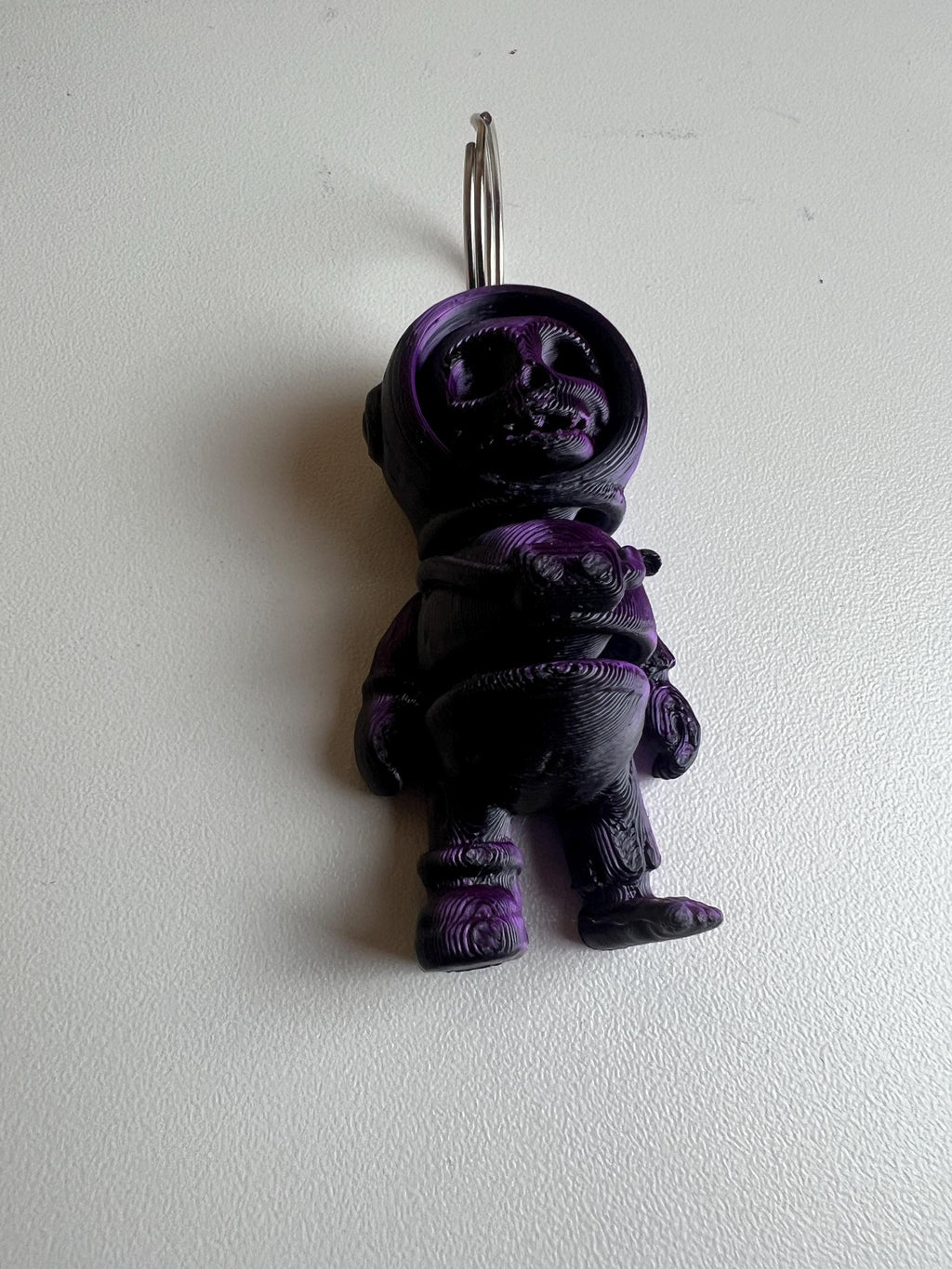 Fidget Toy Spaceman, Cute Articulated Moving Zombie, Plastic Light Space Keyring