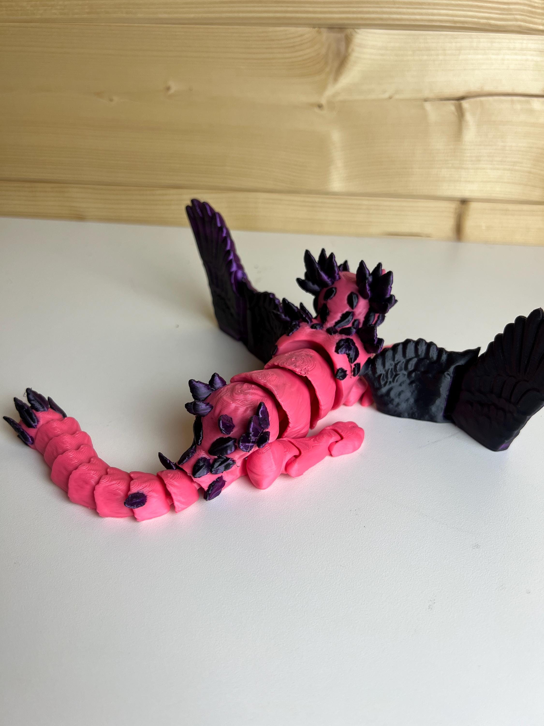 Winged Cat Toy, Fidget Gryphon, Large Feline Desk Gadget