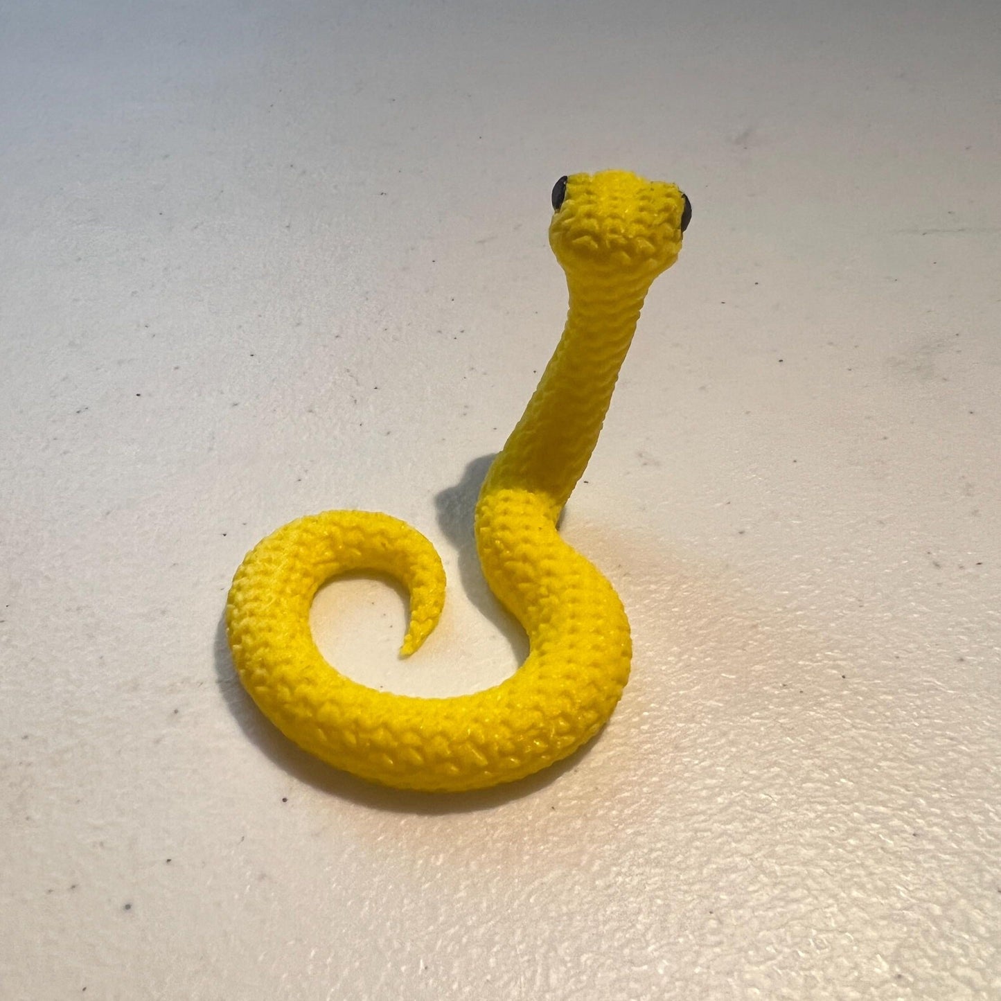 Cute Baby Snake Knitted Wool-Looking Plastic Snake Reptile