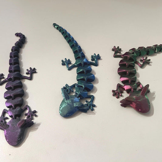 Cute Axolotl Moving Plastic Fidget Toy Articulated